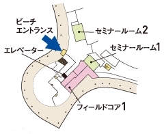 多目的ドーム平面図