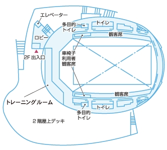 水泳プール平面図